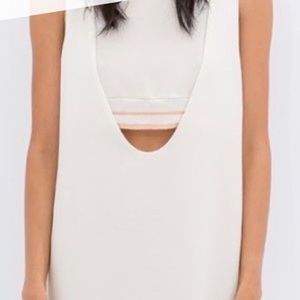 Zara mini dress with band and cutout
